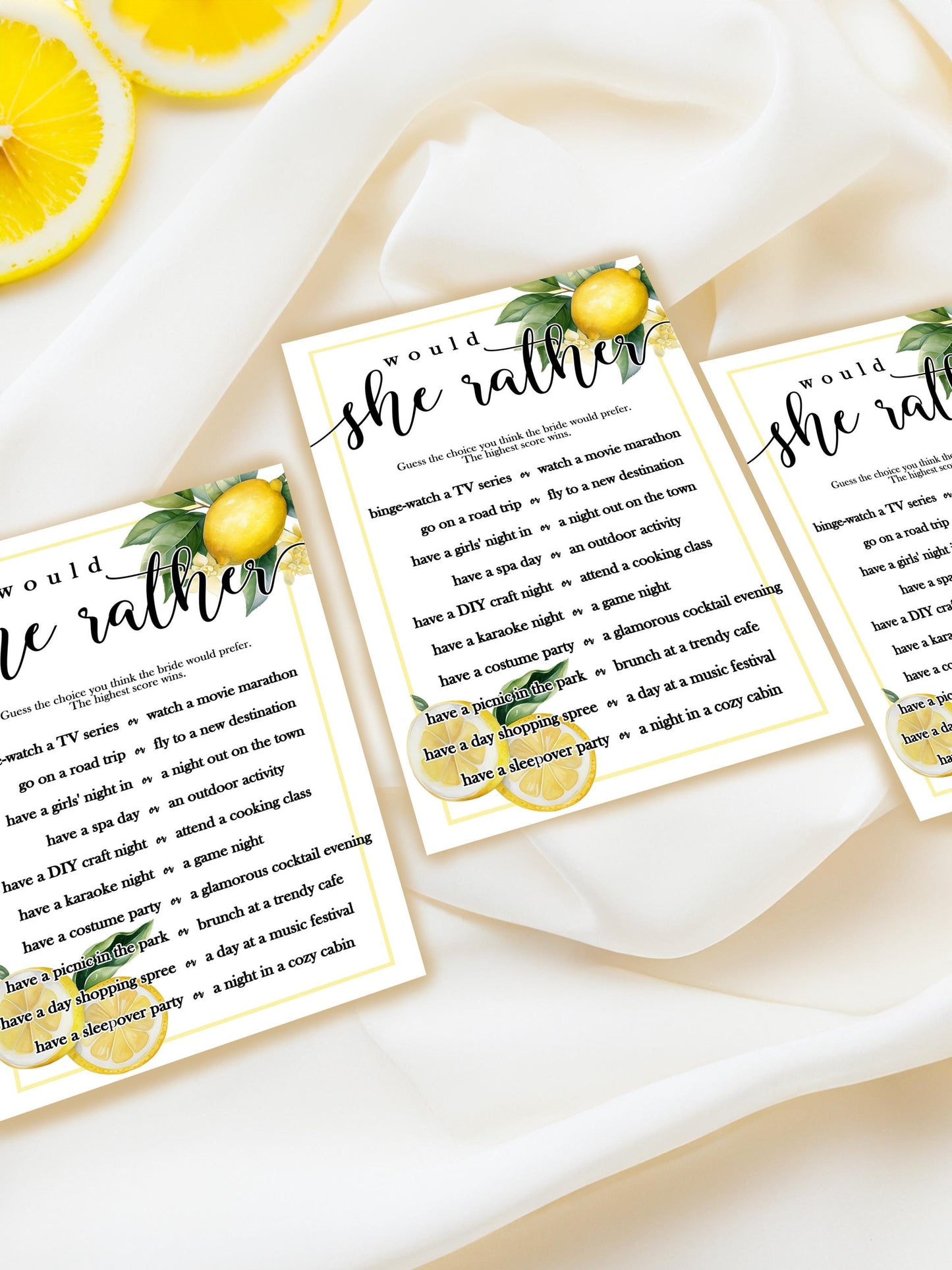 Lemon Theme Hen Party: She found her main squeeze, Bride to be, A6 Card