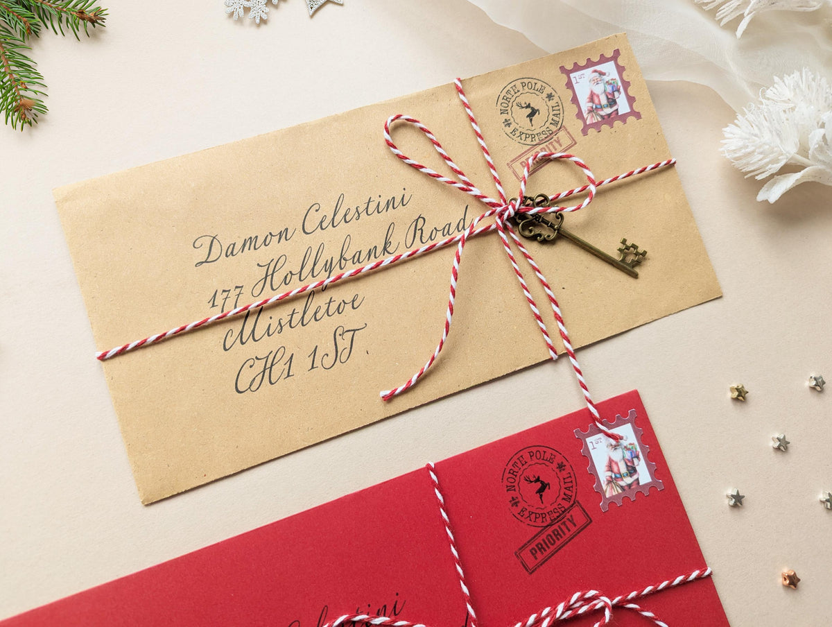 Personalised Letter From Father Christmas, Nice List Certificate, Kids Santa Letter, North Pole Mail