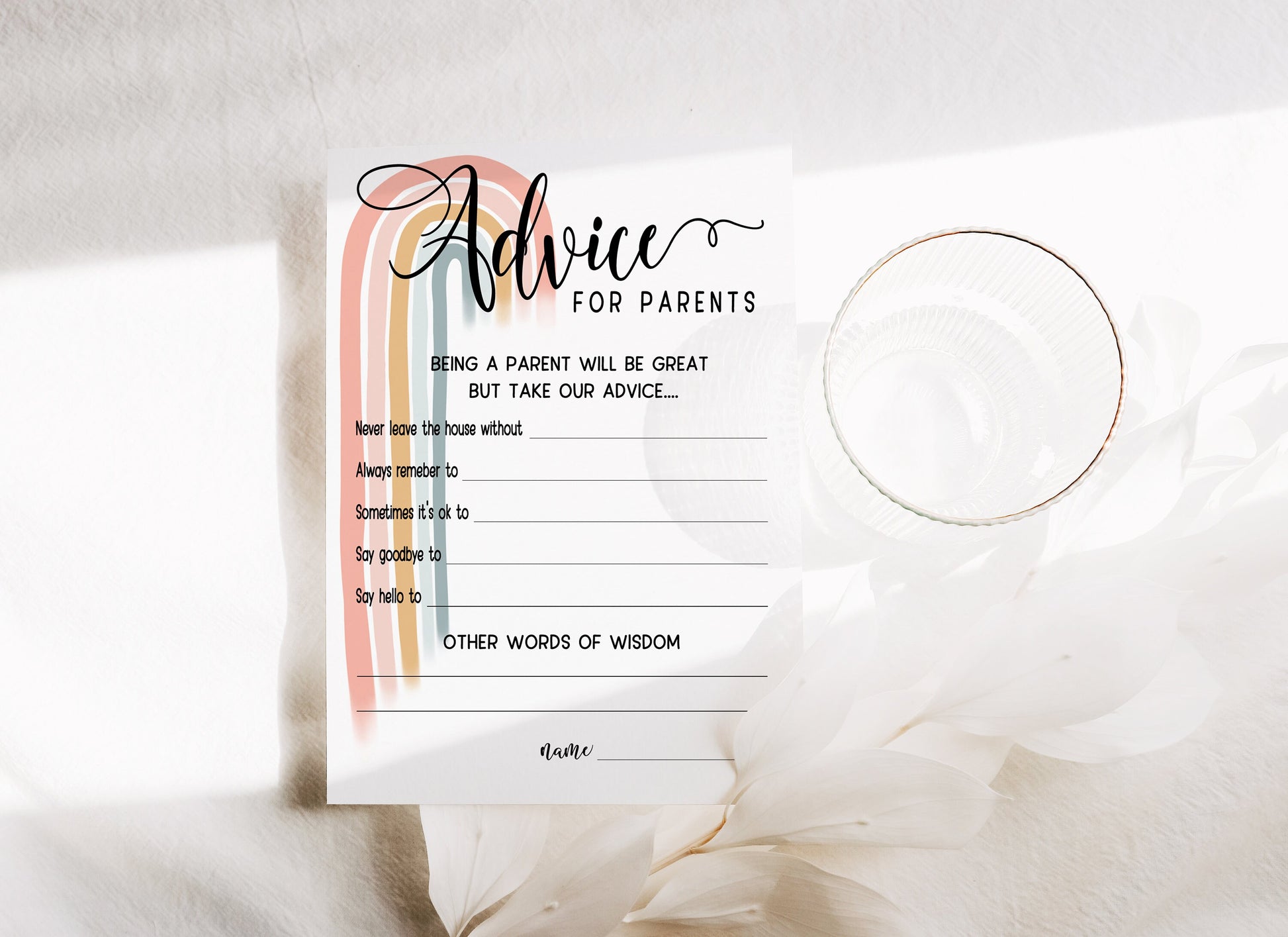 Boho Rainbow Baby Shower Games Bundle: Gender Neutral Party