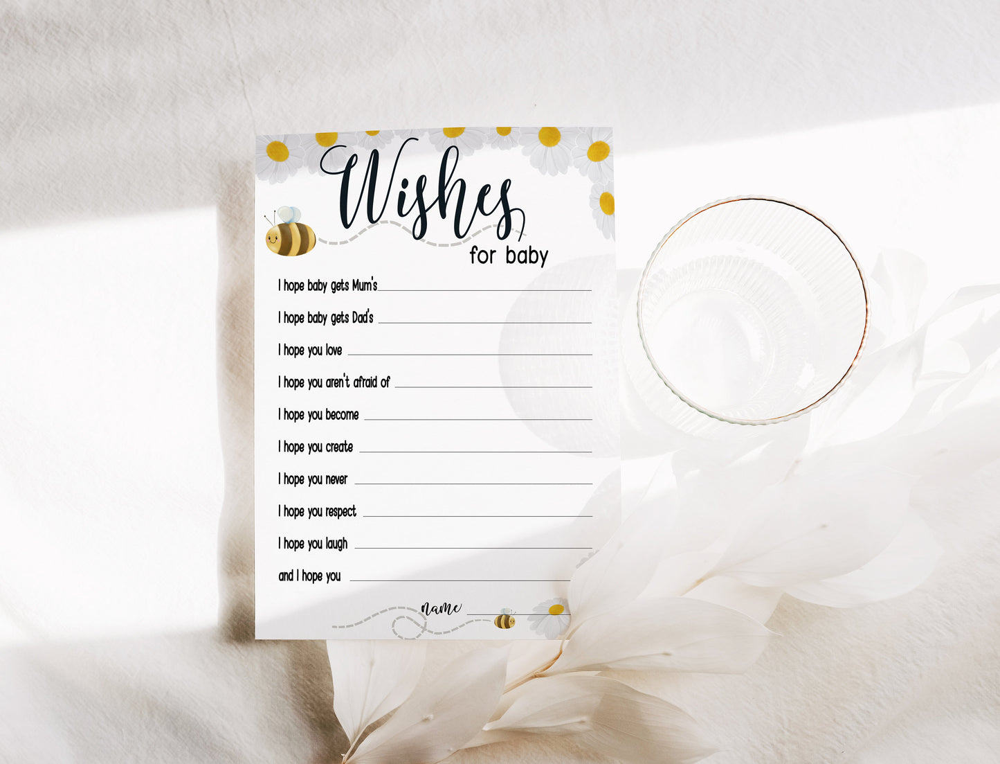 Mama to Bee Baby Shower Game Bundle: Prediction & Advice Cards