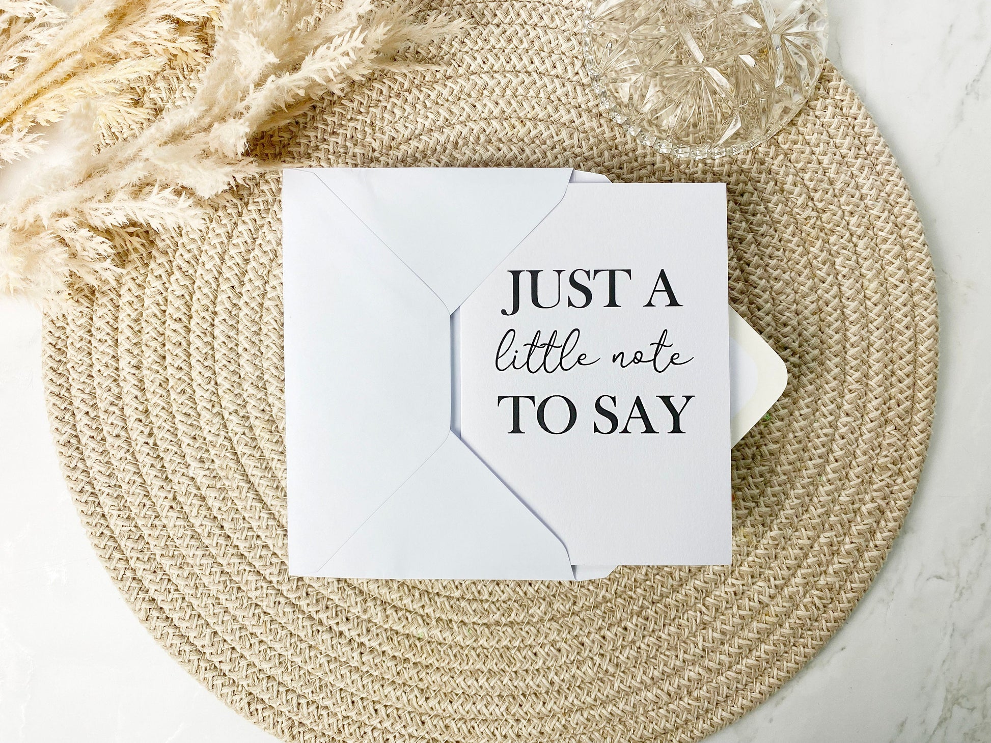 Pregnancy Announcement Scratch Card, Just a Note To Say, Having A Baby, New Baby Card, Baby Announcement