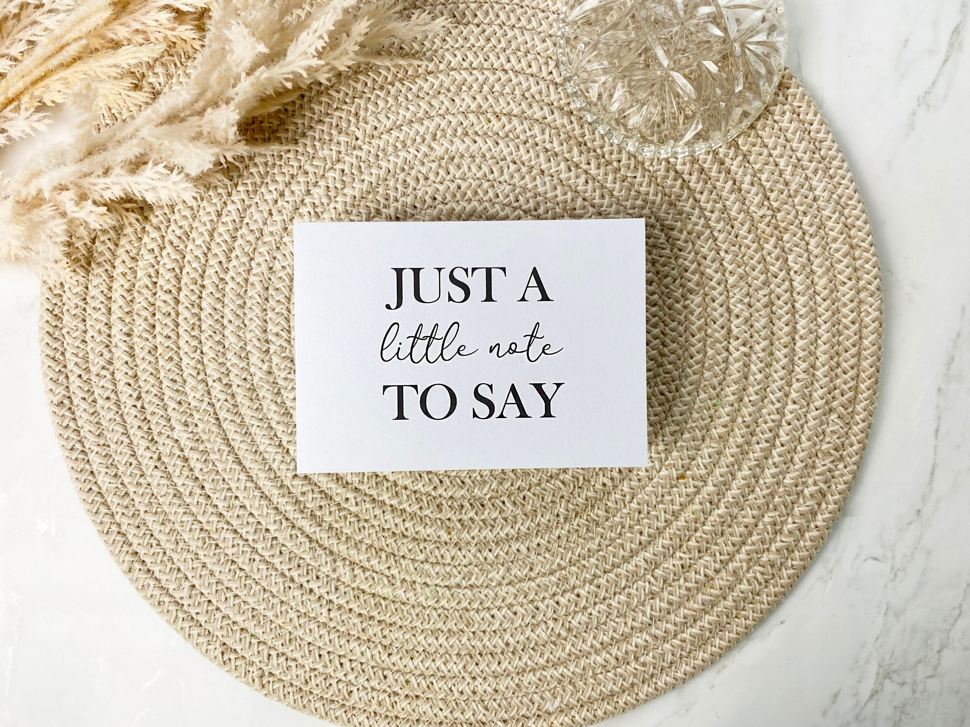 Pregnancy Announcement Card, Just a Little Note to Say, Having A Baby, New Baby Card, Baby Announcement