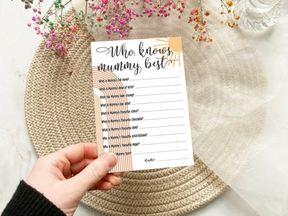 Our Ray of Sunshine Baby Shower Games Bundle, Prediction and Advice Cards Game, Neutrel Shower, Mum To Be, Gender Reveal Party