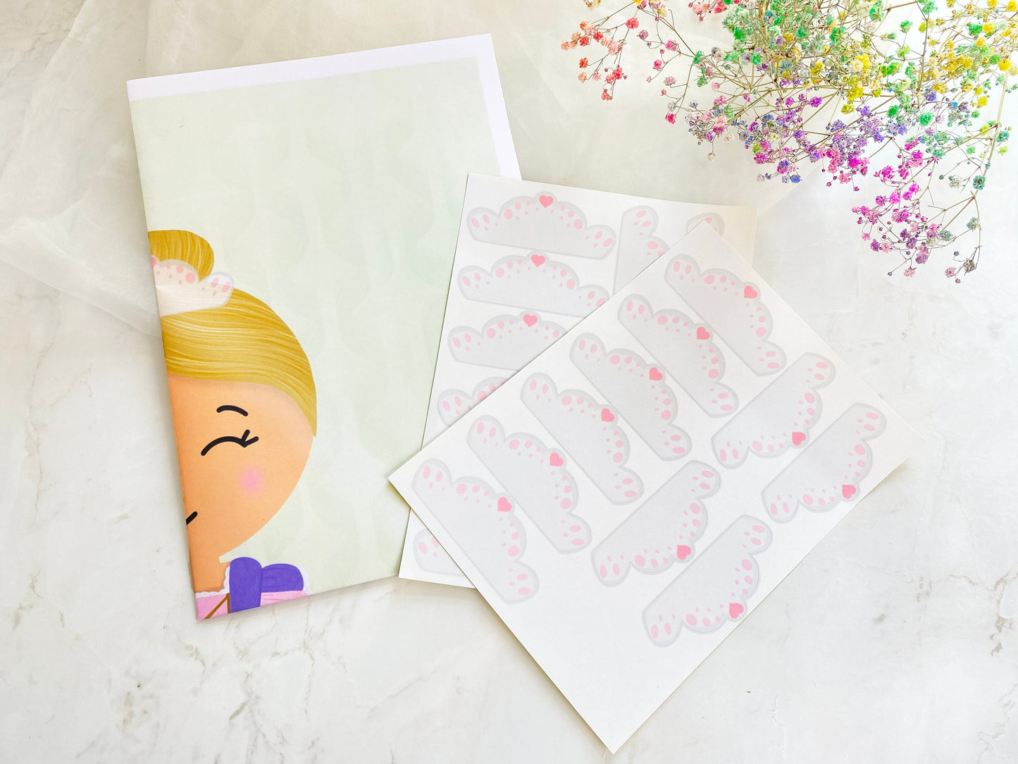 Pin The Crown on the Princess Game, Girls Birthday Party Theme, Pink Princess, Double-sided Poster A2