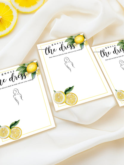 Lemon Theme Hen Party: She found her main squeeze, Bride to be, A6 Card