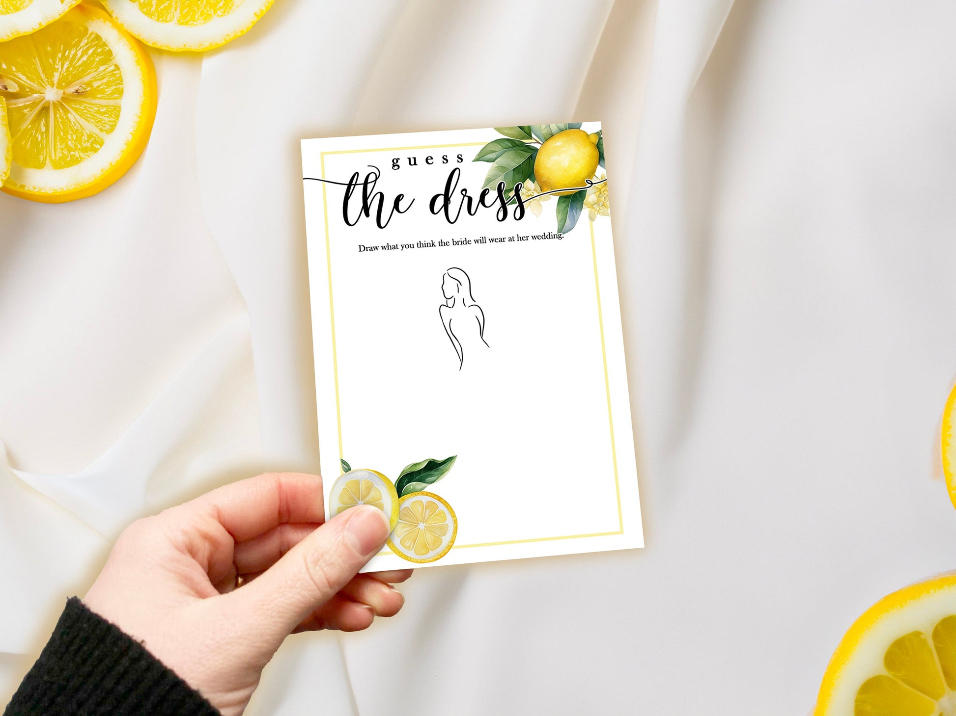 Lemon Theme Hen Party: She found her main squeeze, Bride to be, A6 Card