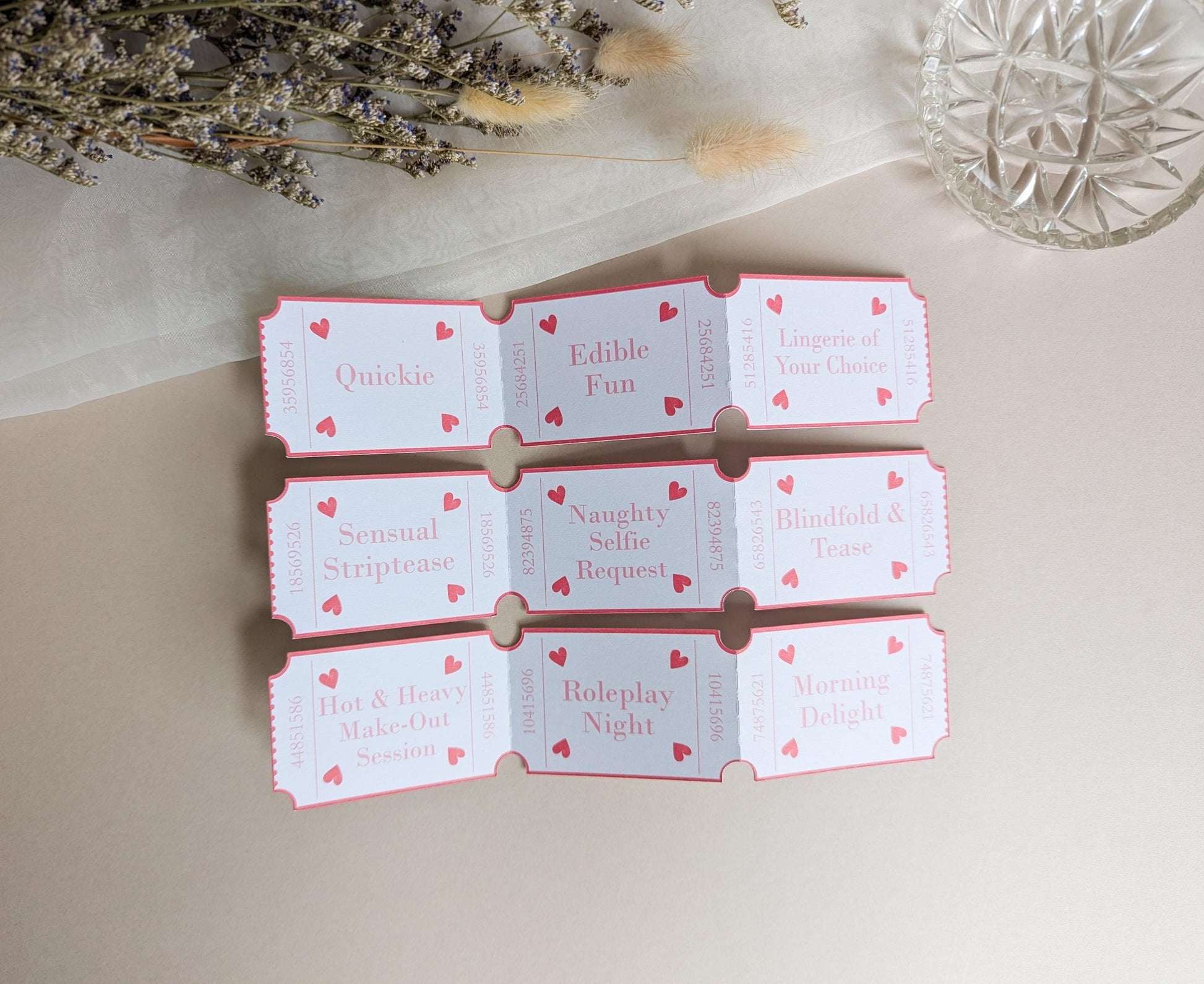 Explicit Love Coupons, Naughty Gift, Valentine's Day, Anniversary