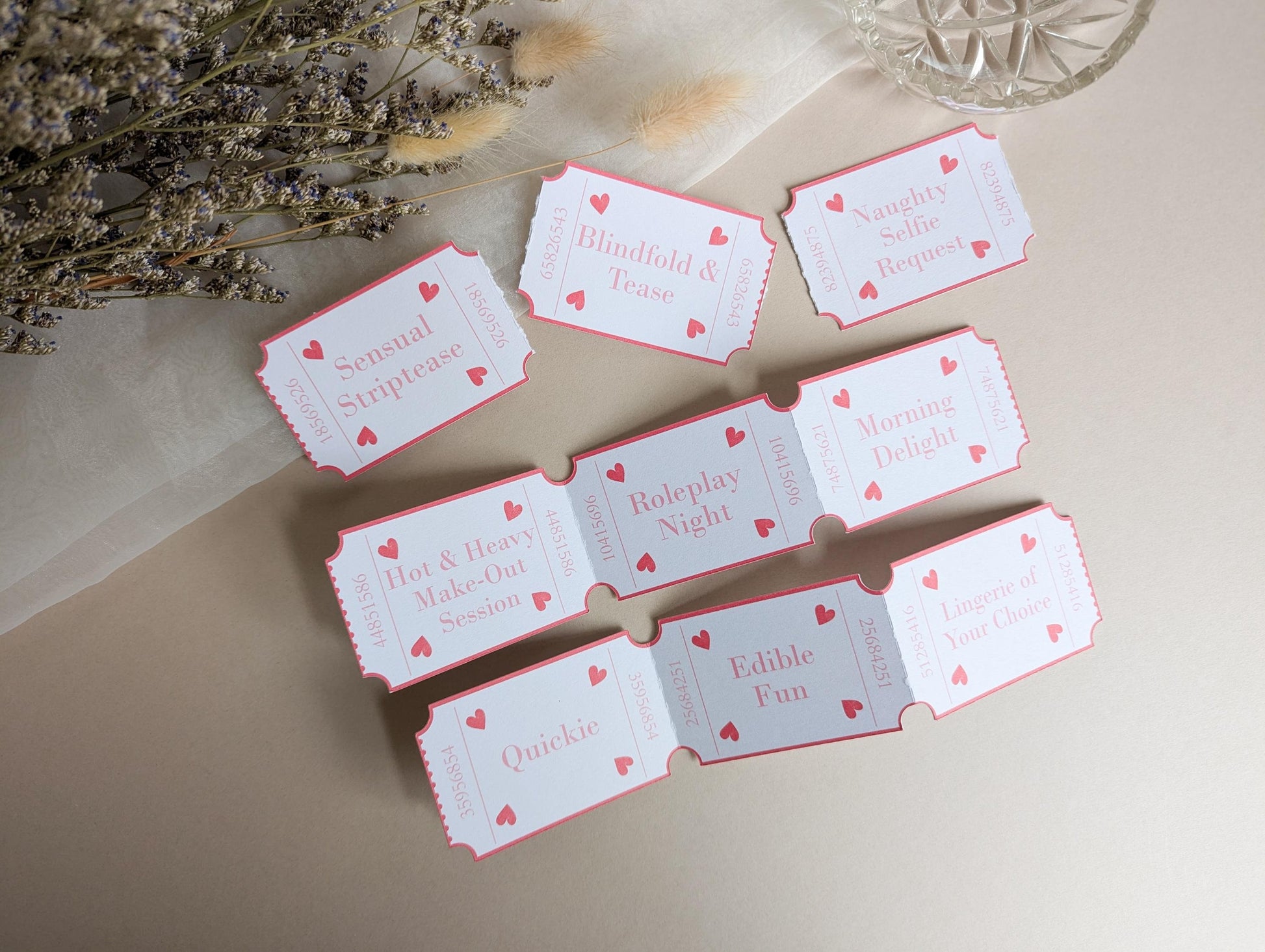 Explicit Love Coupons, Naughty Gift, Valentine's Day, Anniversary