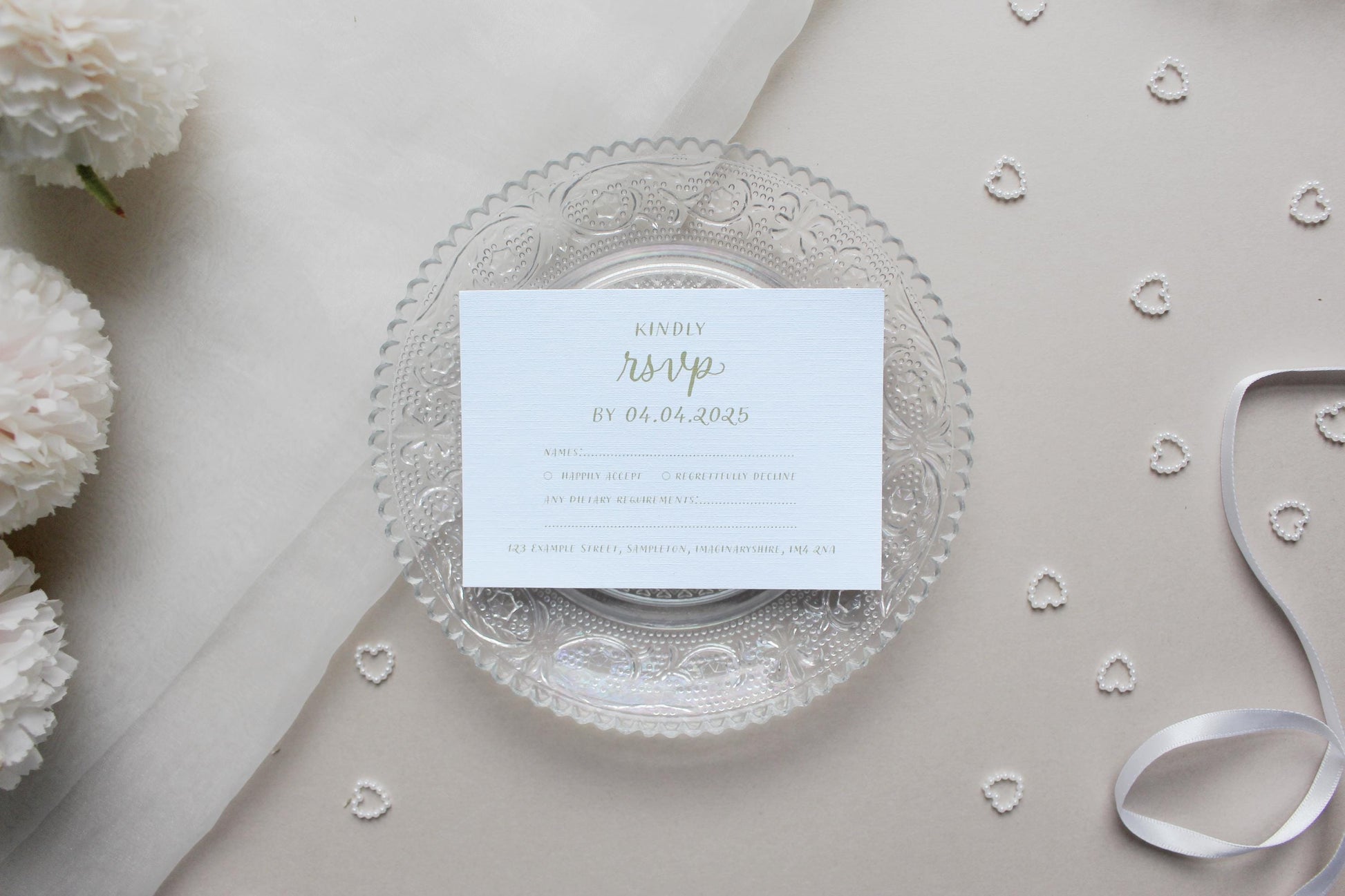 Greenery Yellow Floral Wedding Invitation, Square Invite, Wedding Stationery, RSVP, Details, Evening Reception