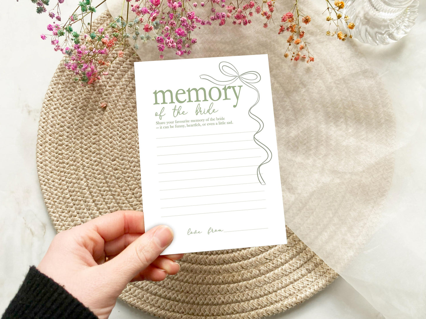 Hen do Party Games Bundle, Sage Green, Tie the Knot, Bridal Bingo, Advice, Guess the Dress, Would She Rather