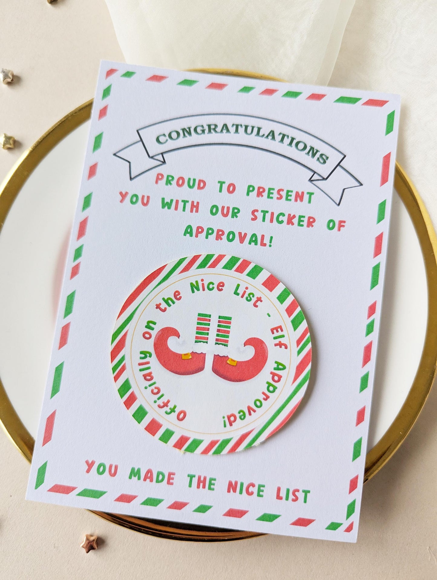 Nice List Certificate, Personalised Letter From Elf, I'm Back, Santa's Workshop