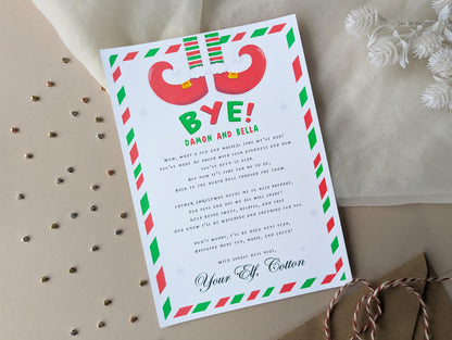 Nice List Certificate, Personalised Letter From Elf, I'm Back, Santa's Workshop