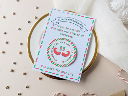 Nice List Certificate, Personalised Letter From Elf, I'm Back, Santa's Workshop