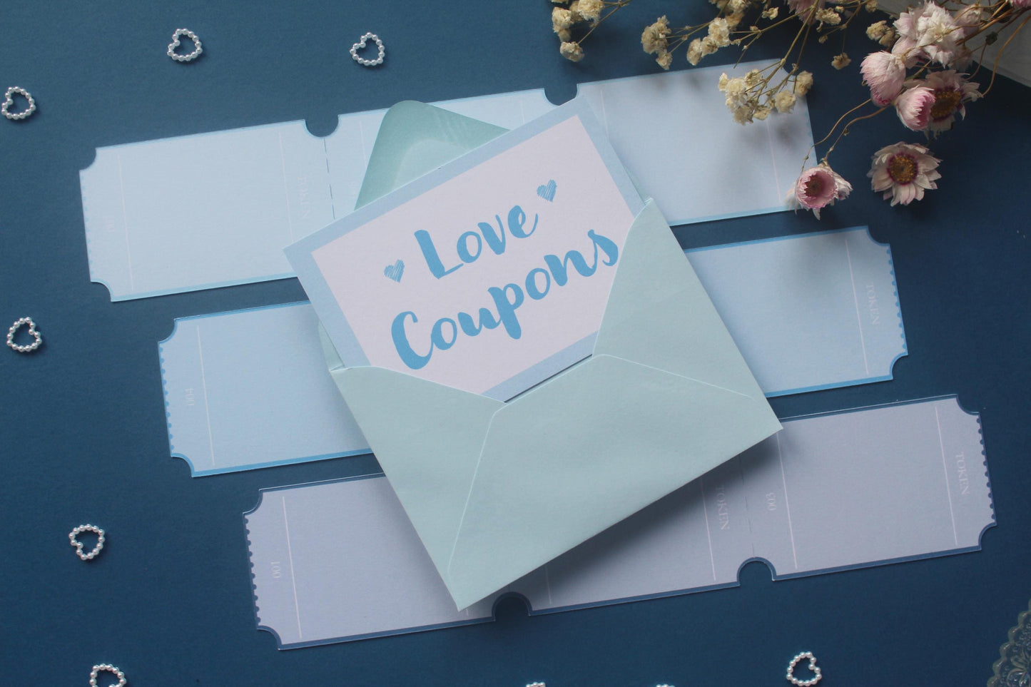 Arcade Style Loves Coupons: Valentine's Day, Personalised Vouchers, Anniversary, Birthday, Gift