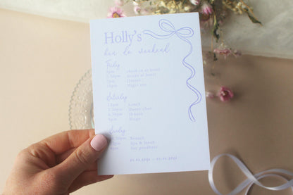 Hen Do Party Itinerary: Ribbon Theme, Bachelorette, Girls Weekend