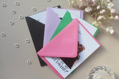 Will You Be My Bridesmaid Proposal Card: Photo Card, Maid of Honour, Flower Girl