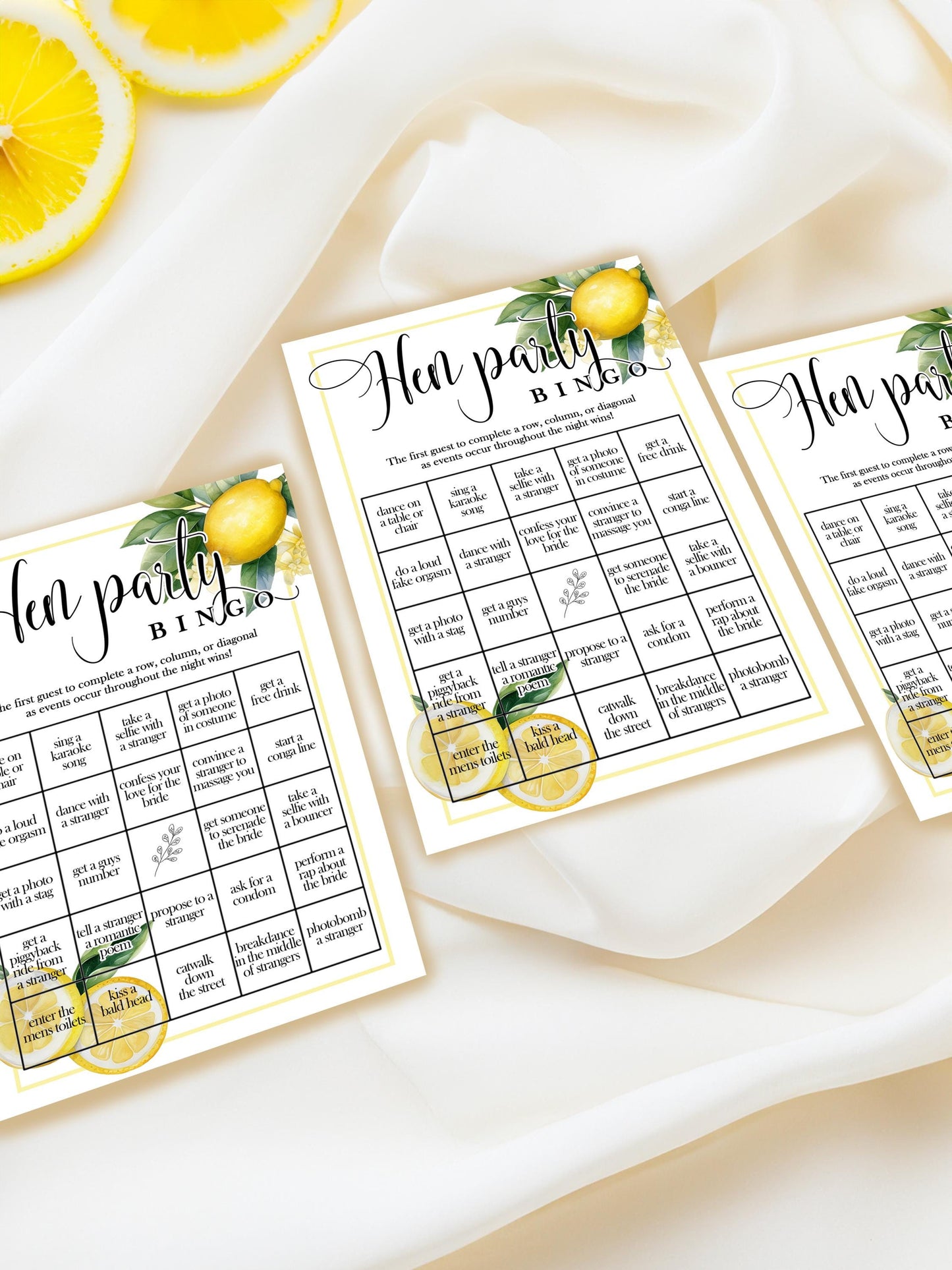 Lemon Theme Hen Party: She found her main squeeze, Bride to be, A6 Card