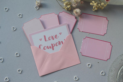 Arcade Style Loves Coupons: Valentine's Day, Personalised Vouchers, Anniversary, Birthday, Gift