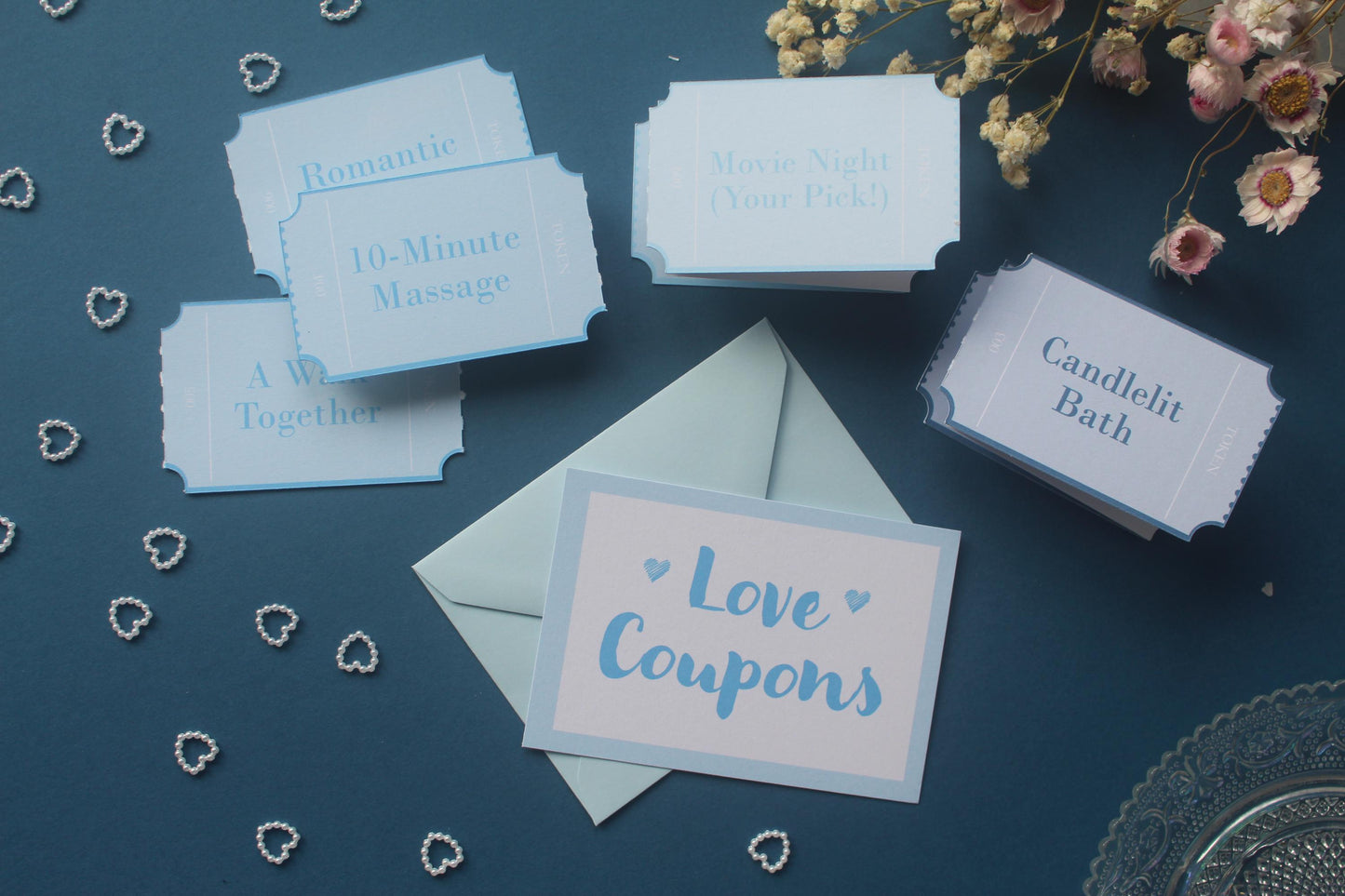 Arcade Style Loves Coupons: Valentine's Day, Personalised Vouchers, Anniversary, Birthday, Gift