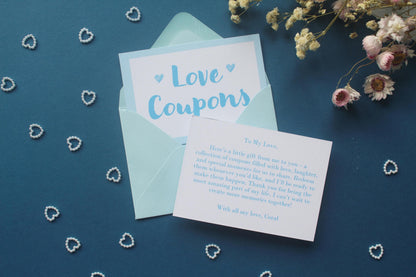 Arcade Style Loves Coupons: Valentine's Day, Personalised Vouchers, Anniversary, Birthday, Gift