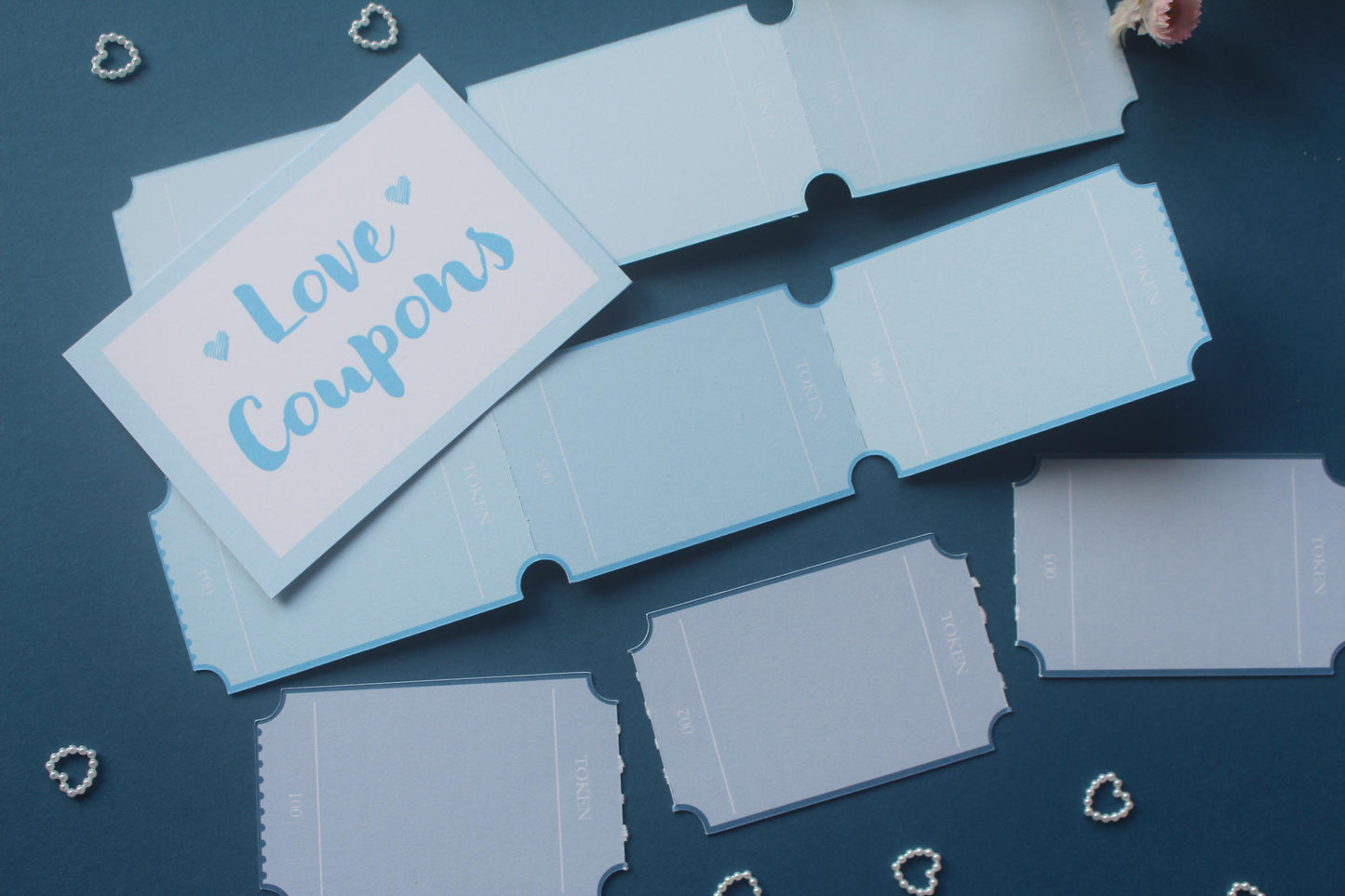Arcade Style Loves Coupons: Valentine's Day, Personalised Vouchers, Anniversary, Birthday, Gift