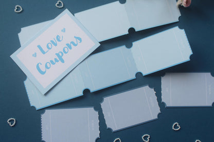 Arcade Style Loves Coupons: Valentine's Day, Personalised Vouchers, Anniversary, Birthday, Gift