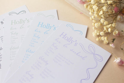 Hen Do Party Itinerary: Ribbon Theme, Bachelorette, Girls Weekend