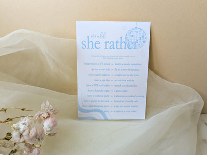 Hen Do Party Games Bundle, Last Dance, Mamma Mia, Bridal Bingo, Advice, Guess the Dress, Would She Rather