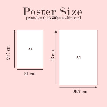 Personalised QR Code Wedding Card; Snap and Share, Share the Love, Poster A4 A3, Printed
