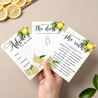 Lemon Theme Hen Party: She found her main squeeze, Bride to be, A6 Card