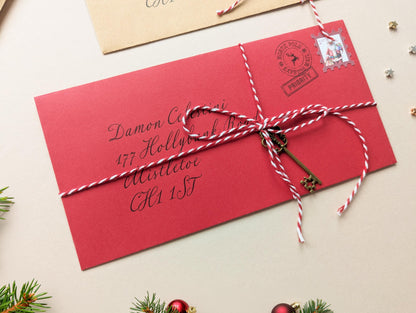 Personalised Letter From Father Christmas, Nice List Certificate, Kids Santa Letter, North Pole Mail