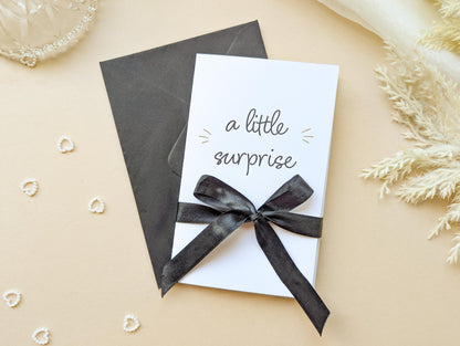 Surprise Card Holiday, Birthday Gift Reveal For Her/Him, Anniversary Ticket