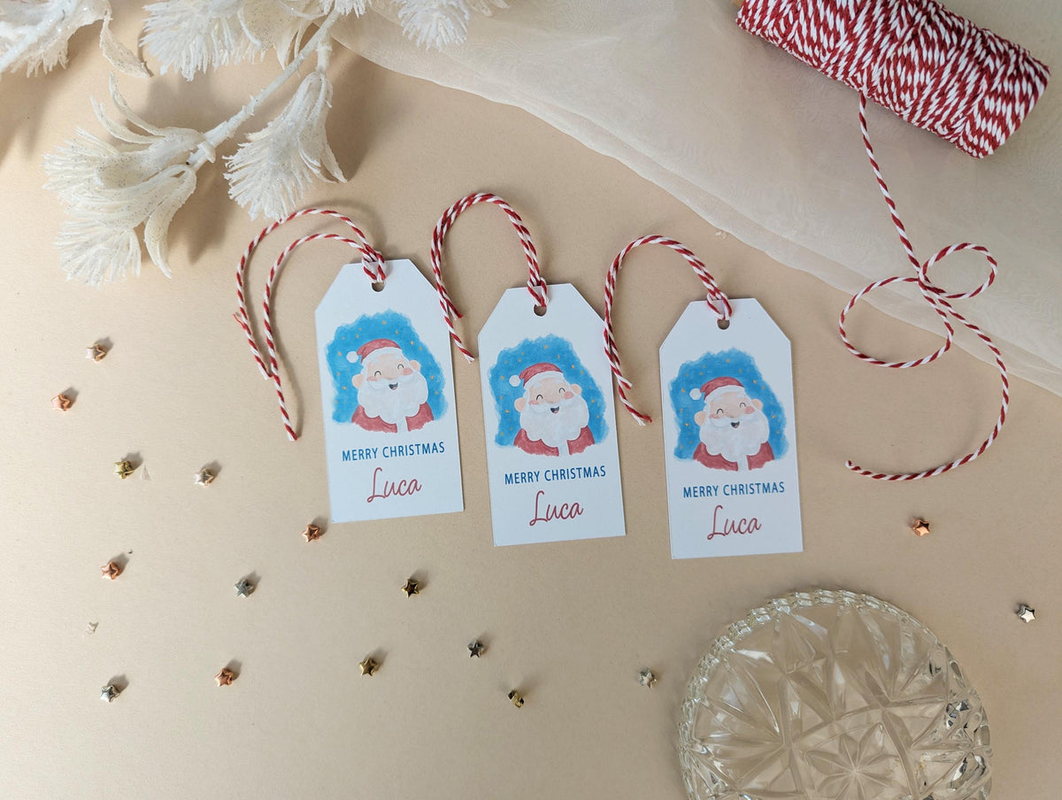 Father Christmas Gift Tag, Stocking Tag, Personalised Christmas Gift Tag, Gift Tag from Santa