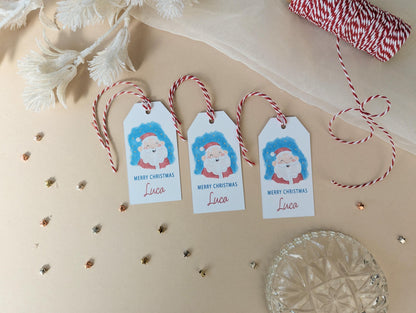 Father Christmas Gift Tag, Stocking Tag, Personalised Christmas Gift Tag, Gift Tag from Santa