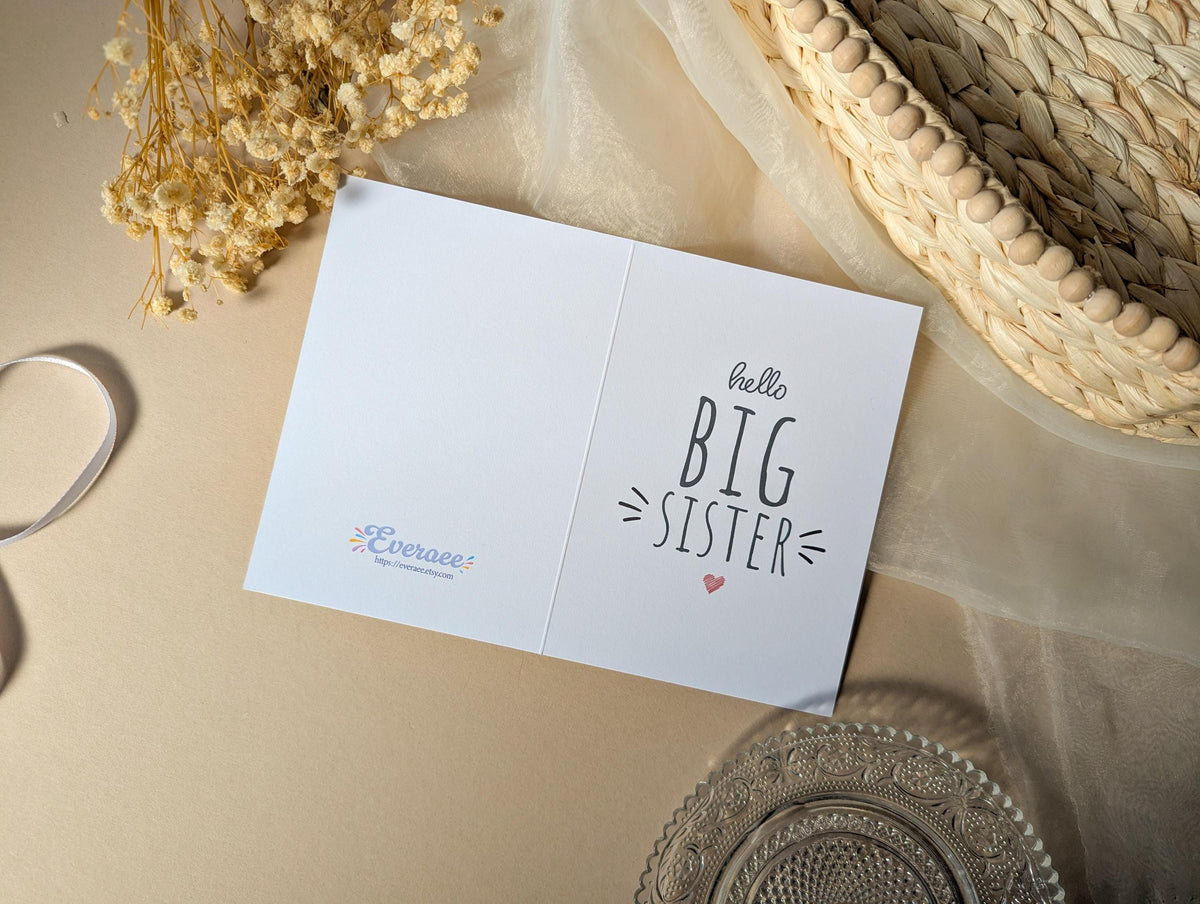 Pregnancy Announcement Scratch Card, Big Sister/Brother, Having A Baby, New Baby Card, Baby Announcement