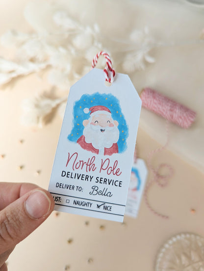 Father Christmas Gift Tag, Stocking Tag, Personalised Christmas Gift Tag, Gift Tag from Santa