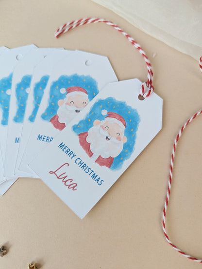 Father Christmas Gift Tag, Stocking Tag, Personalised Christmas Gift Tag, Gift Tag from Santa