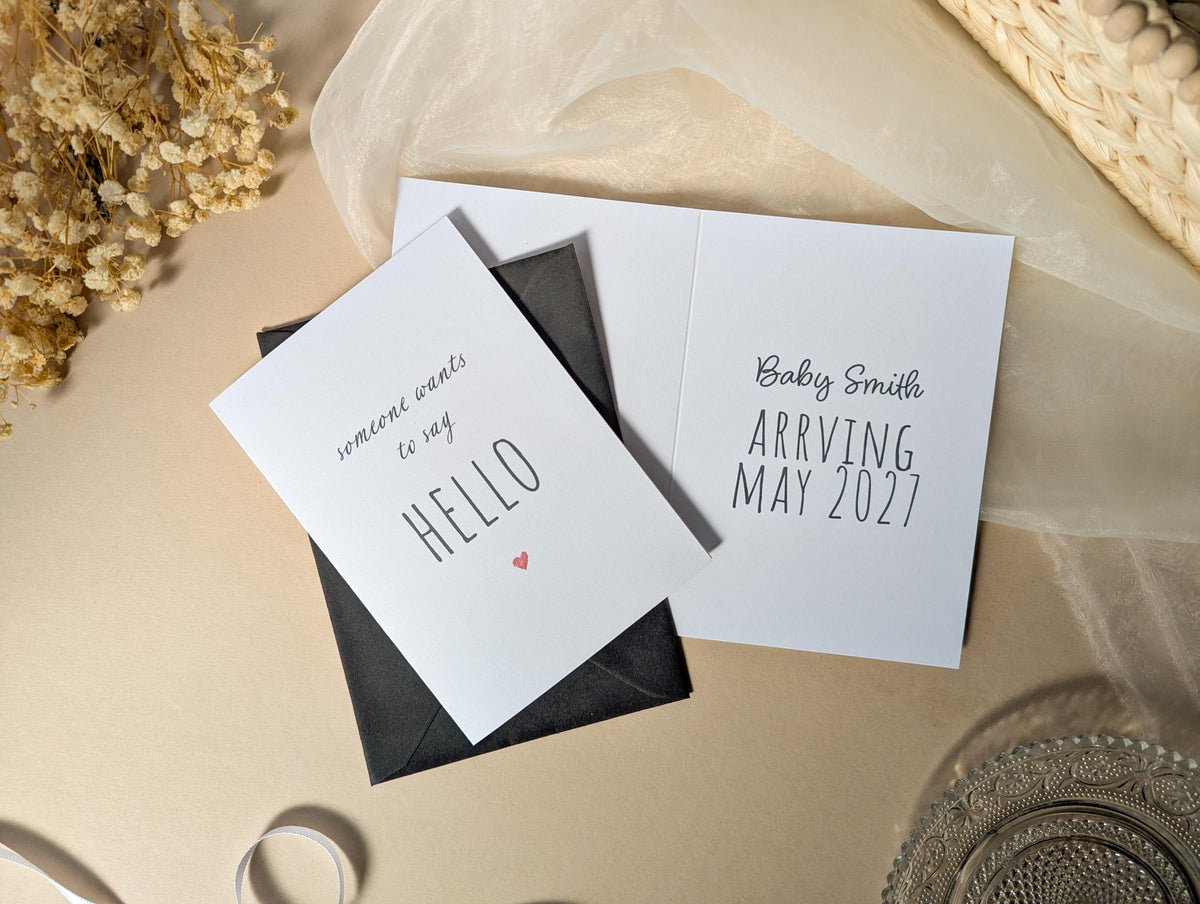 Pregnancy Announcement Scratch Card, Big Sister/Brother, Having A Baby, New Baby Card, Baby Announcement