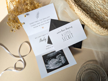 Personalised Pregnancy Reveal Card, Save the Date, Grandparents, New Baby Card, Baby Announcement