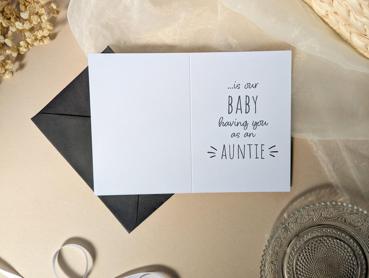 Pregnancy Announcement Scratch Card, Sister/Brother, Having A Baby, New Baby Card, Baby Announcement