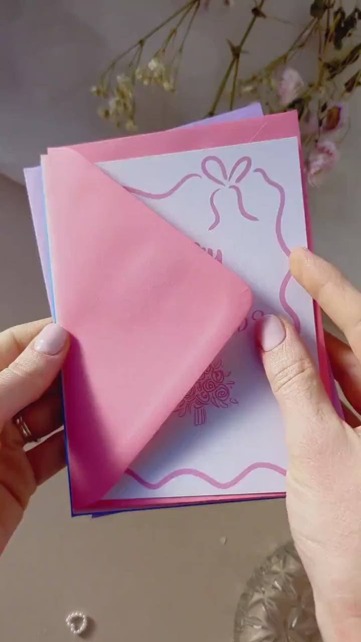 Will You Be My Bridesmaid Proposal Card: Whimsical Bridesmaid, Maid of Honour, Flower Girl